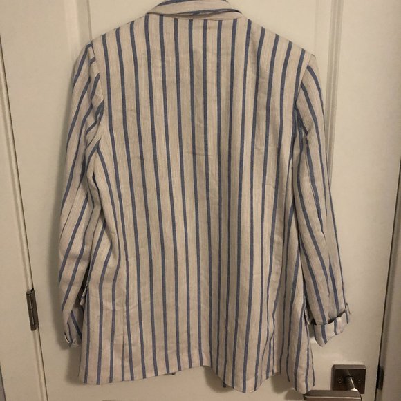 Linen Blazer Straight Cut H&M - Picture 3 of 6